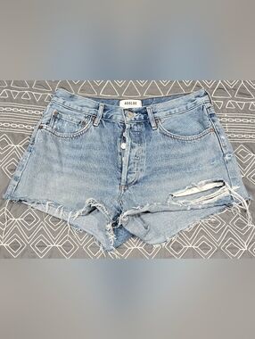 Agolde Parker Cutoff Denim Shorts Size 27